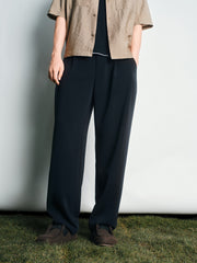Men's Casual Mulberry Silk Textured Short-Sleeve Shirt
