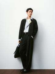 Men's Commuter Jacket-Style Knitwear