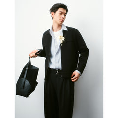 Men's Commuter Jacket-Style Knitwear