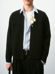 Men's Commuter Jacket-Style Knitwear