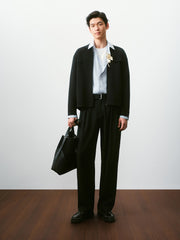 Men's Commuter Jacket-Style Knitwear