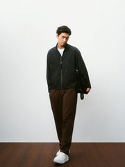 Men's Commuter Stand-Collar Large-Pocket Jacket