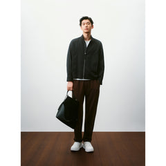 Men's Commuter Stand-Collar Large-Pocket Jacket
