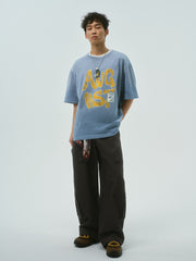 Men's Casual Relaxed Wide-Leg Cargo Pants