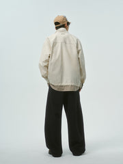 Men's Casual Plaid Faux-Layer Shirt