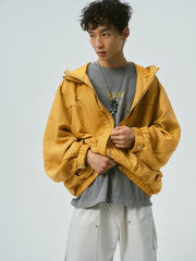 Men's Casual Oversized Hooded Outdoor Jacket