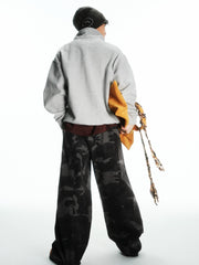 Men's American Vintage Camo Relaxed-Fit Jeans