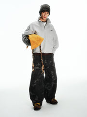 Men's American Vintage Camo Relaxed-Fit Jeans