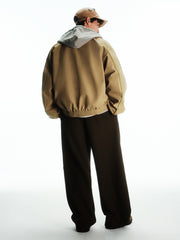 Men's Vintage Deconstructed Lapel Jacket