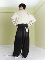 Men's Casual Washed Balloon Jeans
