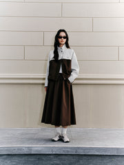 Women's Casual Outdoor PU-Panel Jacket