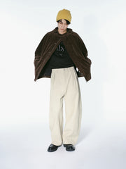 Men's Casual Corduroy Beige Pants