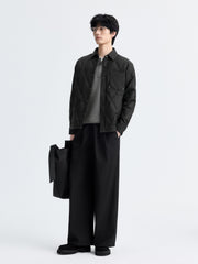 Men's Wool-Blend Faux-Layer Knit Pullover