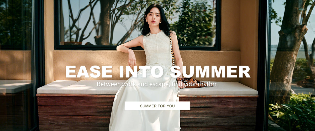 Peacebird womenswear campaign image for shopping current styles
