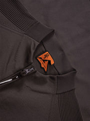 Men's Raglan-Sleeve Jacquard Zip-Up Knit Cardigan