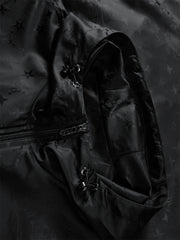 Men's Tonal Jacquard Hooded Jacket