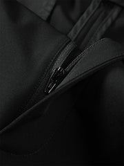 Men's 4-Way Stretch Black Casual Pants