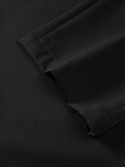 Men's 4-Way Stretch Black Casual Pants