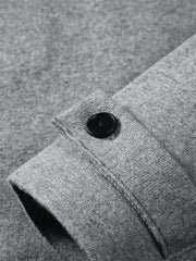 Men's Solid Oversized Knit Cardigan