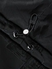 Men's Tonal Jacquard Hooded Jacket