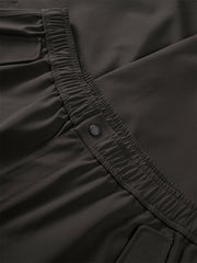 Men's Cargo-Style Pleated Parachute Pants