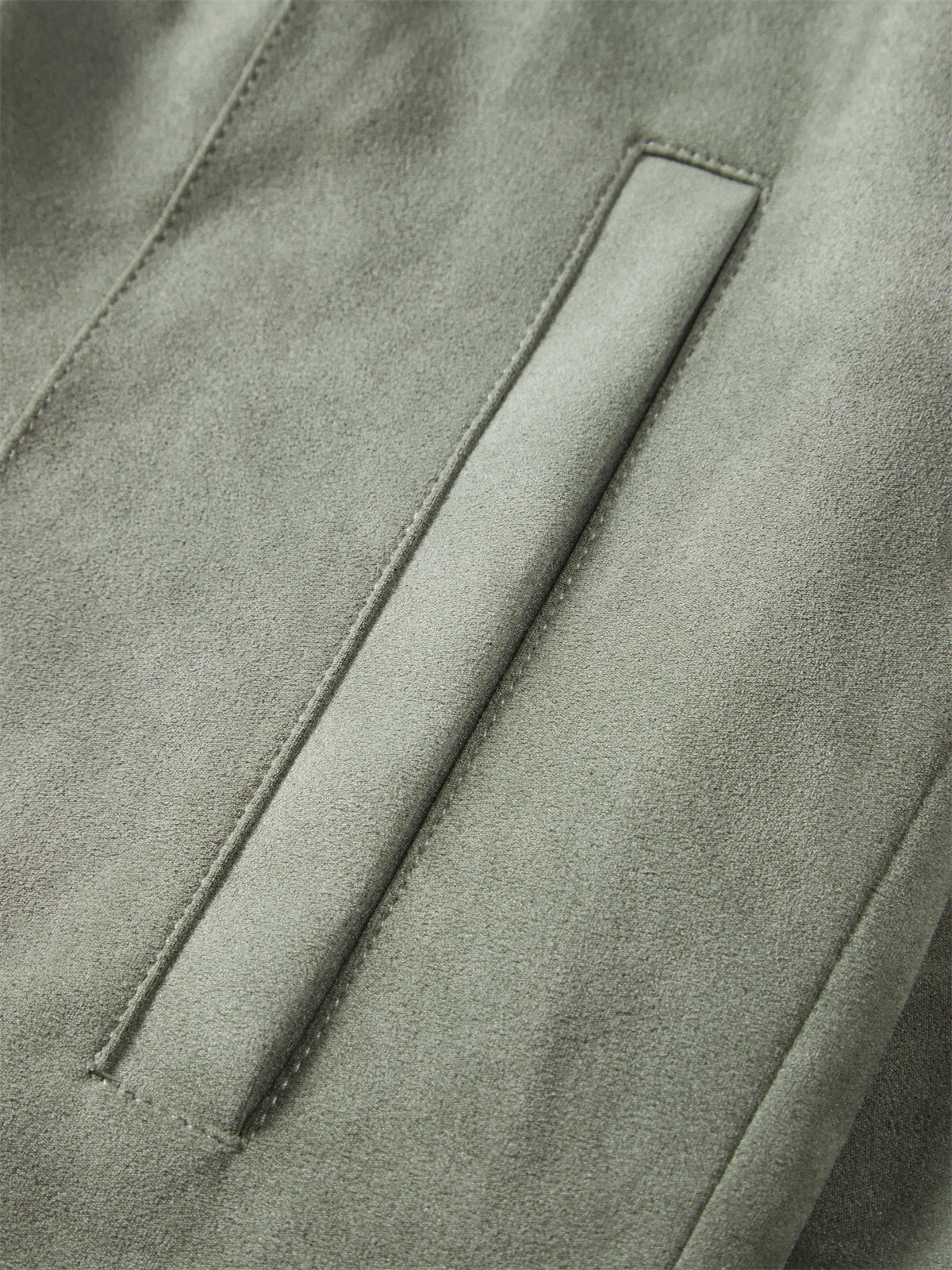 Men's Faux Suede Textured Jacquard Jacket
