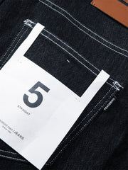 Men's Contrast-Stitch Straight Jeans with Fleece Lining