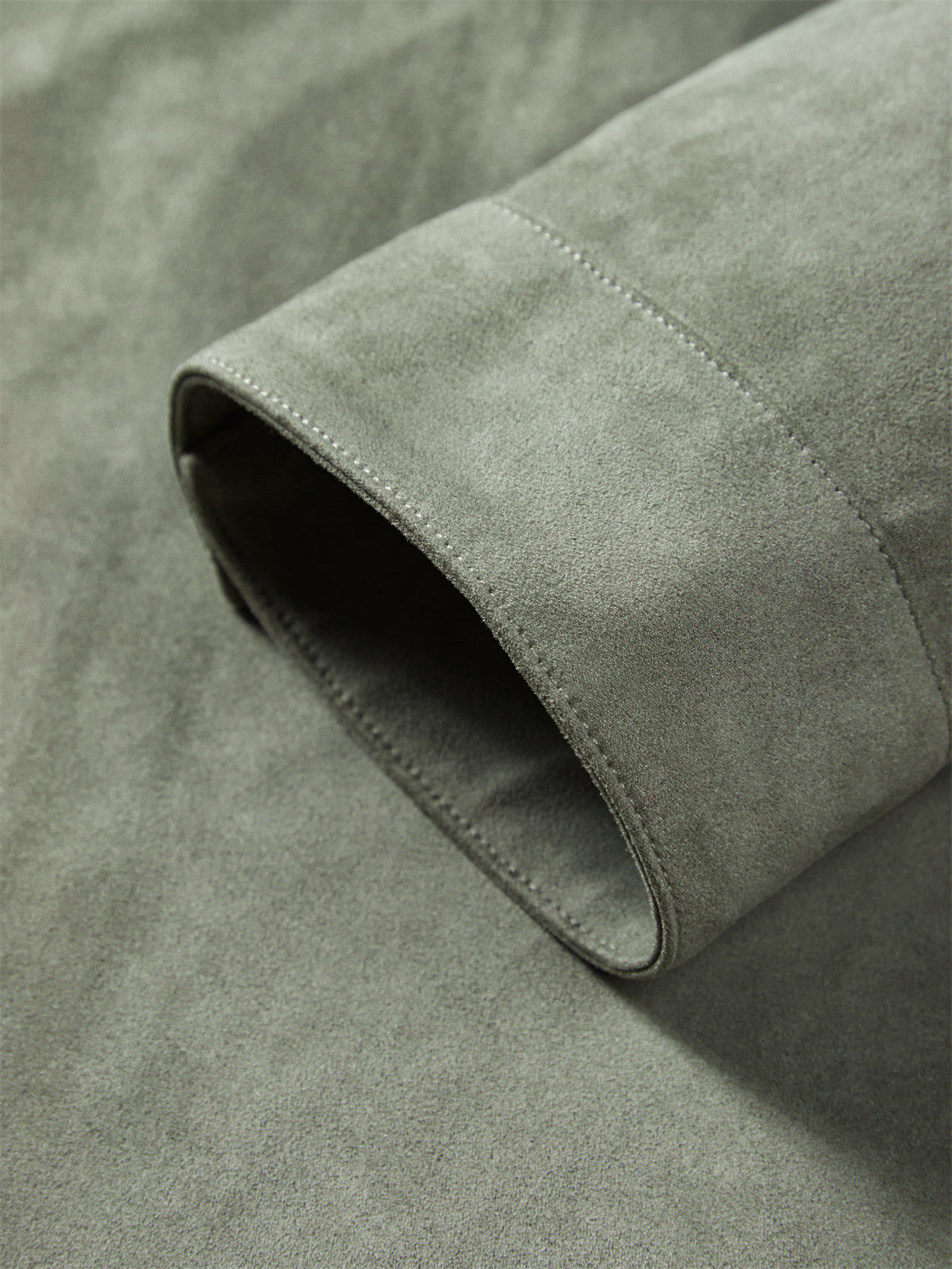 Men's Faux Suede Textured Jacquard Jacket