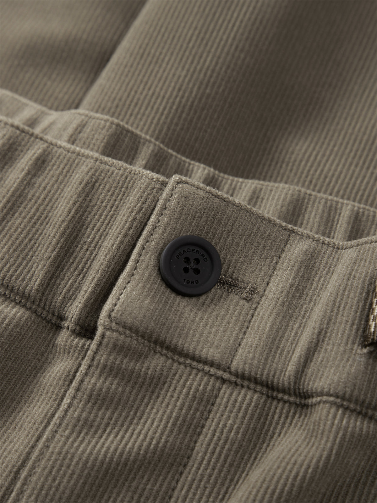 Men's Corduroy Textured Straight-Leg Casual Pants