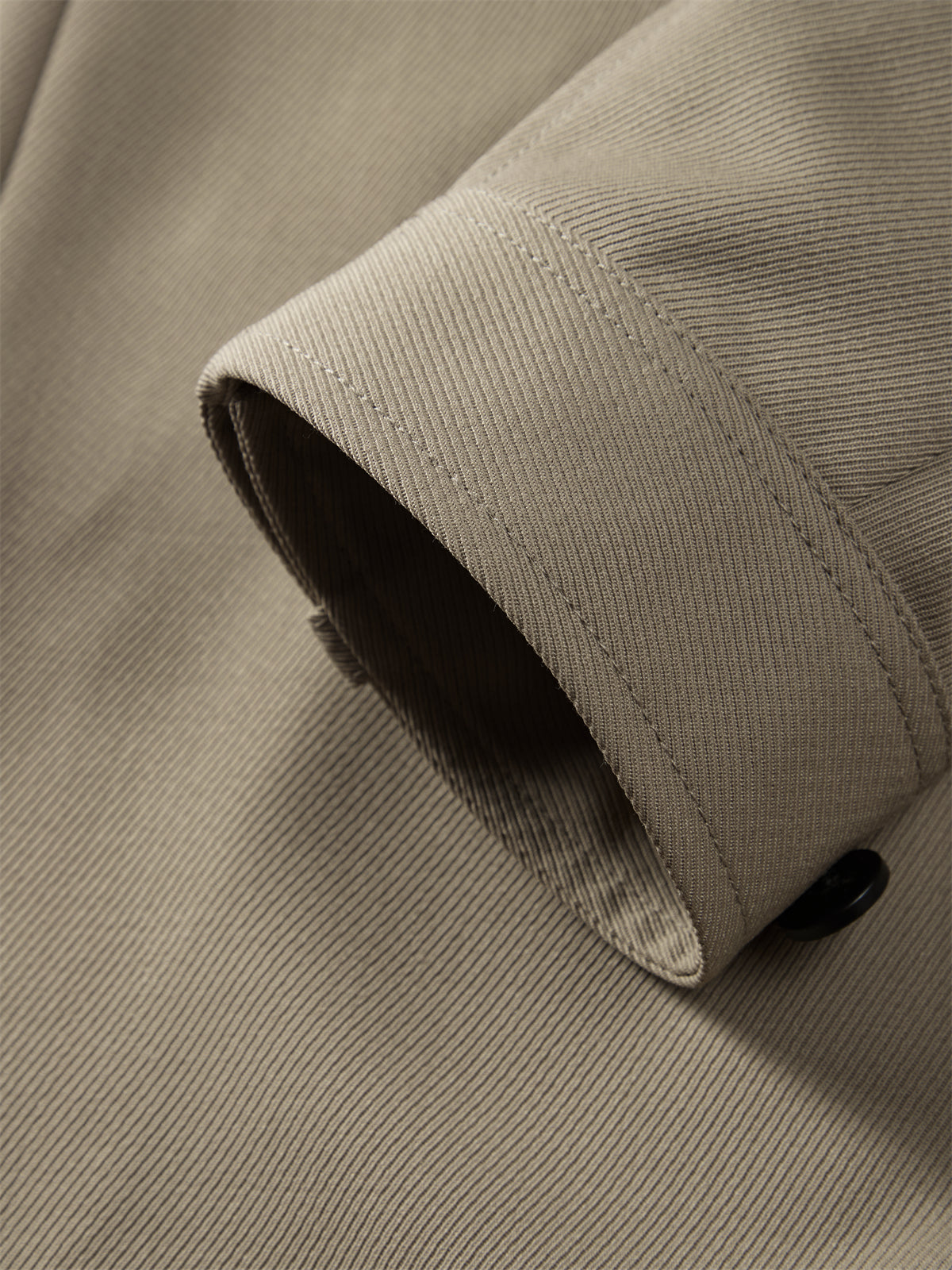 Men's Long Oversized Wool Trench Coat