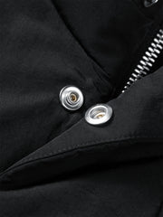 Men's Down Jacket with 3D Back Embroidery