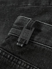 Men's Washed Cotton Wide-Leg Jeans