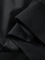 Men's Down Jacket with 3D Back Embroidery