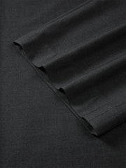 Men's Pleated Straight-Leg Fleece-Lined Suit Pants