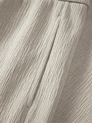 Men's Textured Straight-Leg Sweatpants