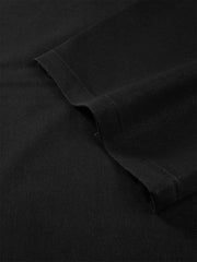 Men's Wide-Leg Jeans with Vintage Faux Leather Patch
