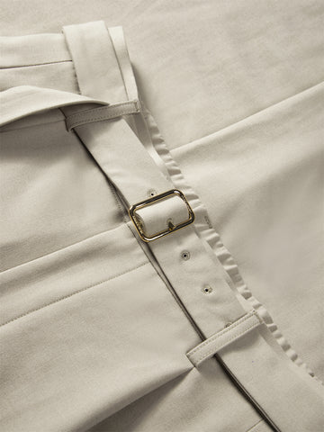 Peacebird Men *US Final Sale* Men's Fleece-Lined Wide-Leg Suit Pants with Belt