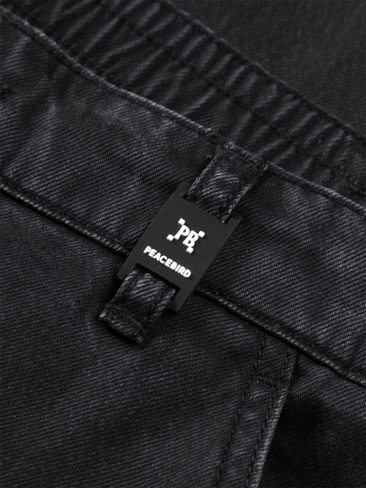 Men's Black Gradient Tencel Jeans