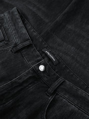 Men's Washed Slim-Fit Jeans