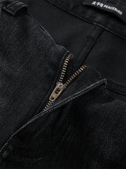 Men's Washed Slim-Fit Jeans