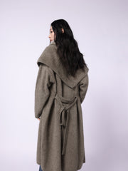 Women's Casual 100% Yak Down Longline Knit Cardigan