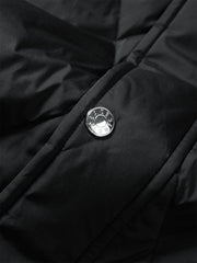 Men's Down Jacket with Corduroy Collar