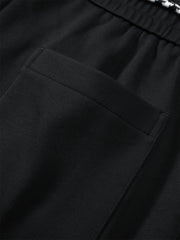 Men's Detachable Drawstring Straight-Leg Pants