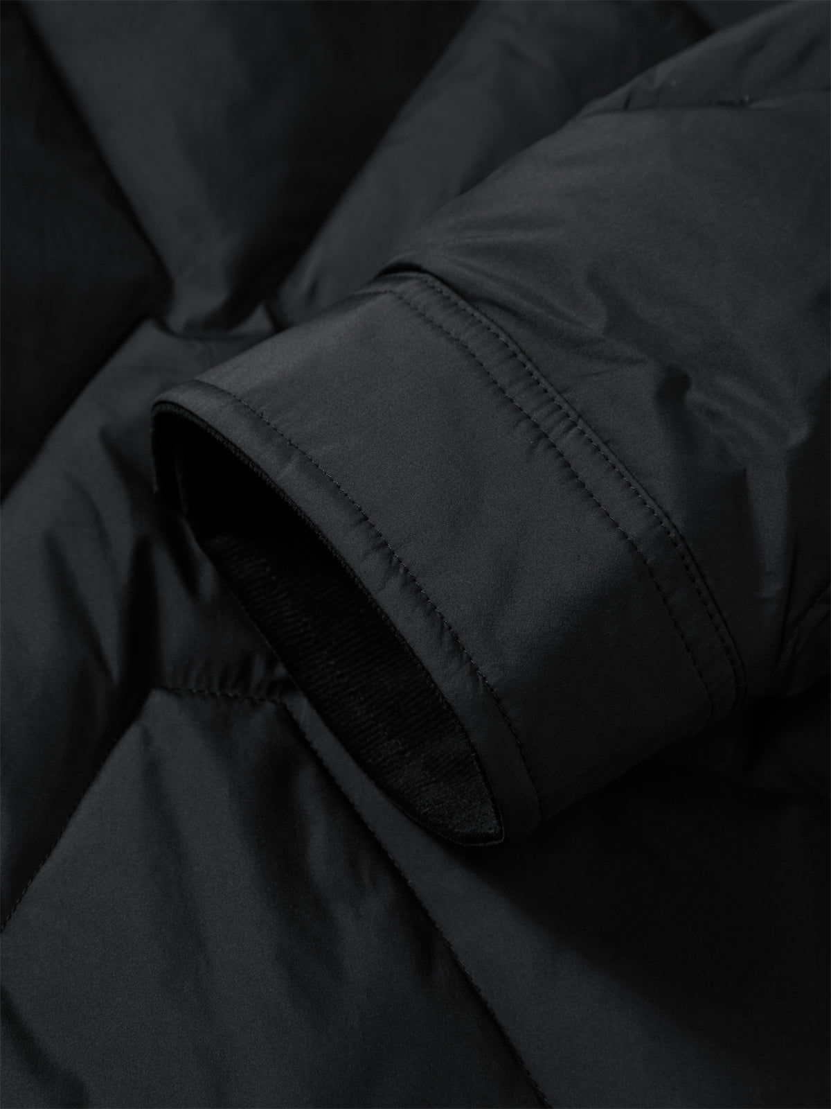 Men's Down Jacket with Corduroy Collar