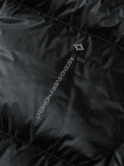 Men's Stand-Collar Goose Down Jacket with Contrast Details