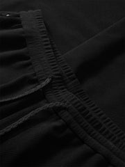 Men's Side Jacquard-Panel Straight-Leg Pants