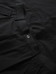 Men's Wide-Leg Cargo Pants with Drawstring Cuffs