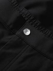 Men's Wide-Leg Cargo Pants with Drawstring Cuffs