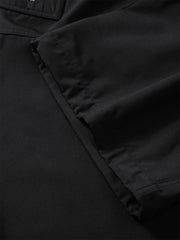 Men's Wide-Leg Cargo Pants with Drawstring Cuffs