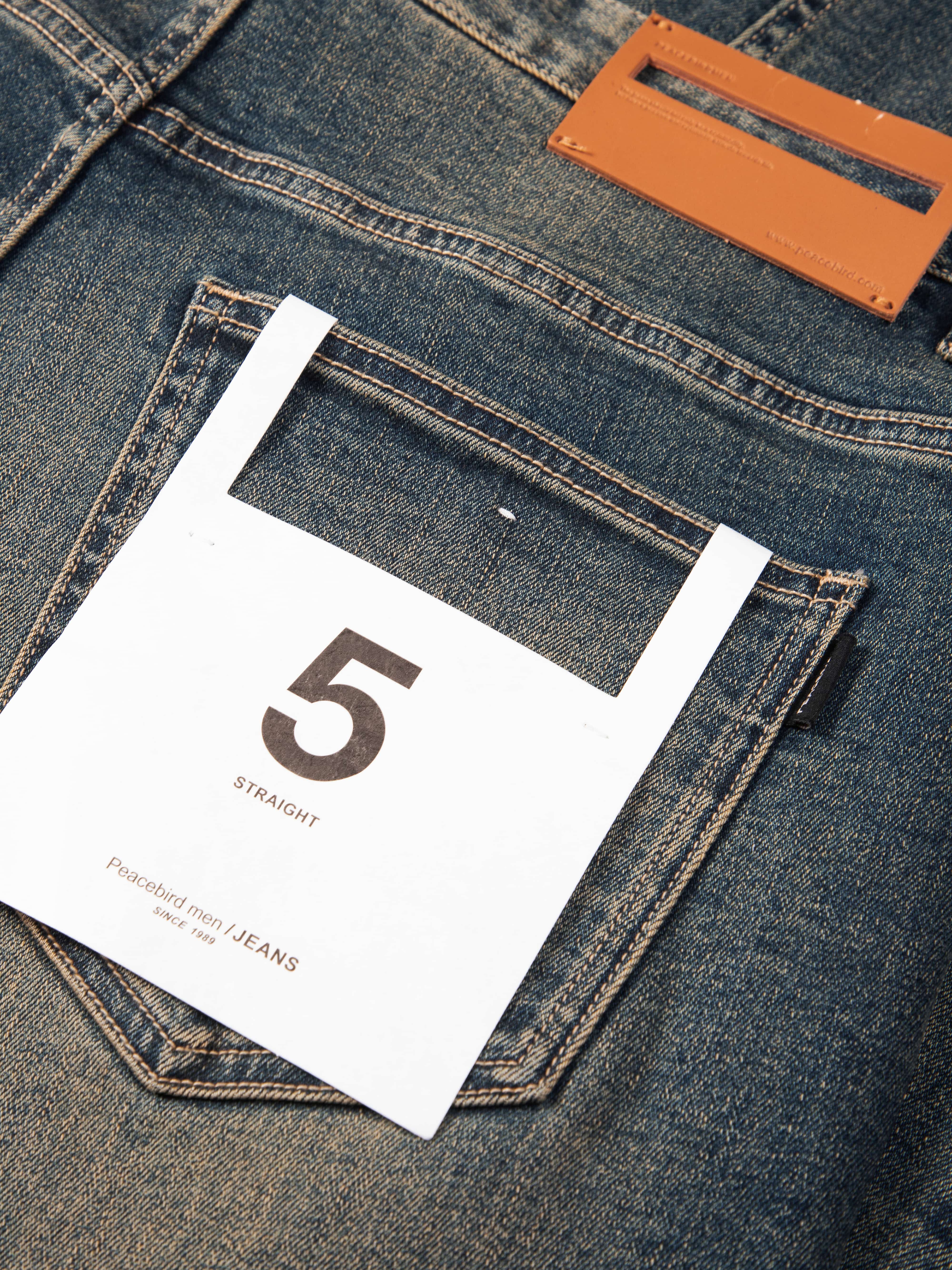 Men's Ombre Washed Straight Jeans